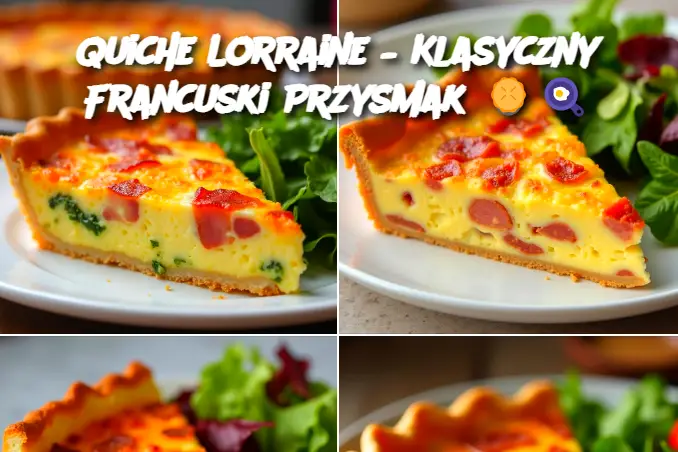 Quiche Lorraine – Klasyczny Francuski Przysmak