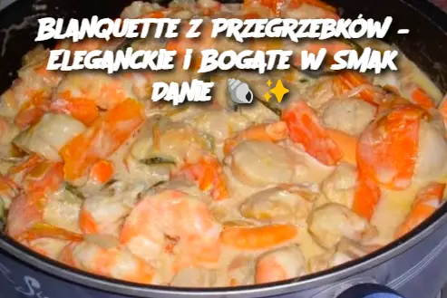 Blanquette z Przegrzebków – Eleganckie i Bogate w Smak Danie