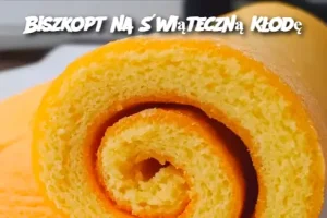 Biszkopt na Świąteczną Kłodę