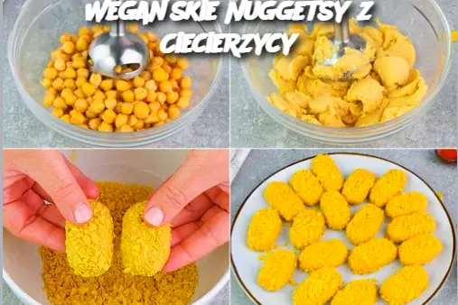 Wegańskie Nuggetsy z Ciecierzycy