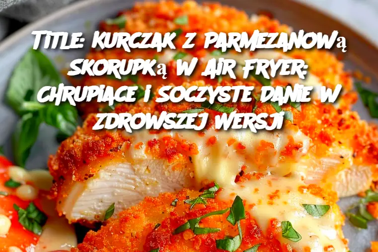 Title: Kurczak z Parmezanową Skorupką w Air Fryer: Chrupiace i Soczyste Danie w Zdrowszej Wersji