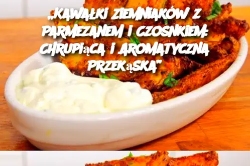 „Kawałki Ziemniaków z Parmezanem i Czosnkiem: Chrupiąca i Aromatyczna Przekąska”