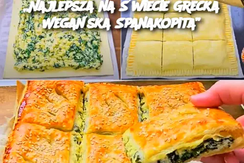 „Najlepsza na Świecie Grecka Wegańska Spanakopita”