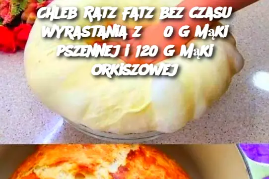 „Chleb Ratz Fatz: Szybki Domowy Wypiek bez Czasu Wyrastania”