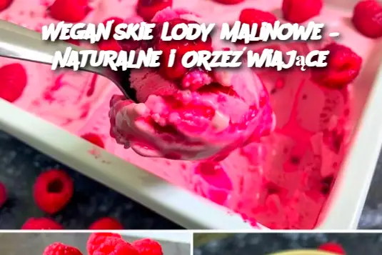 Wegańskie Lody Malinowe – Naturalne i Orzeźwiające