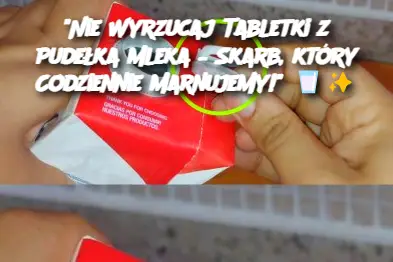 "Nie Wyrzucaj Tabletki z Pudełka Mleka – Skarb, który Codziennie Marnujemy!"