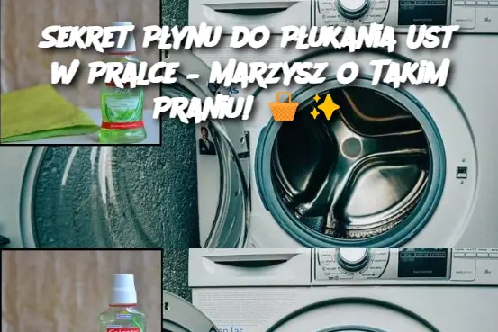 Sekret Płynu do Płukania Ust w Pralce – Marzysz o Takim Praniu!