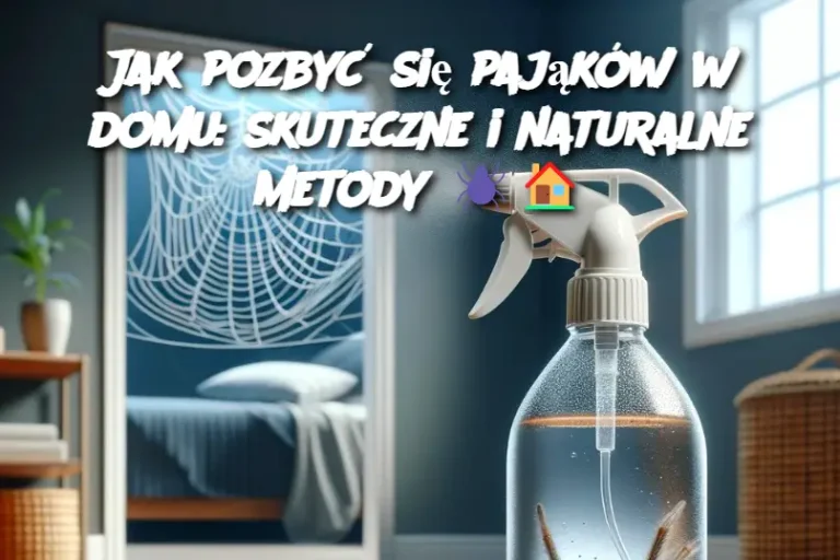 Jak pozbyć się pająków w domu: skuteczne i naturalne metody