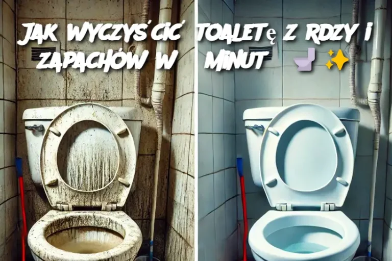 Jak wyczyścić toaletę z rdzy i zapachów w 5 minut?