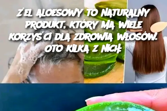 Żel aloesowy to naturalny produkt, który ma wiele korzyści dla zdrowia włosów. Oto kilka z nich: