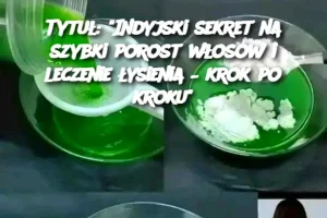 Tytuł: "Indyjski sekret na szybki porost włosów i leczenie łysienia – krok po kroku"