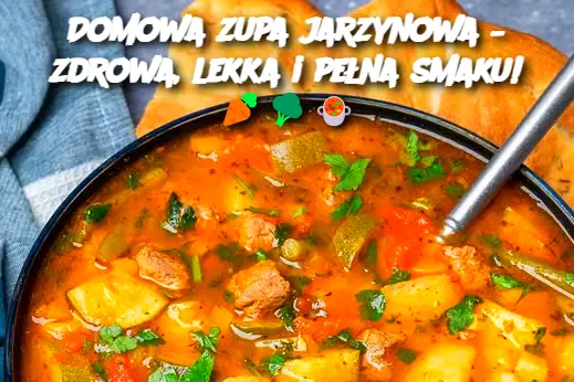 Domowa zupa jarzynowa – zdrowa, lekka i pełna smaku!