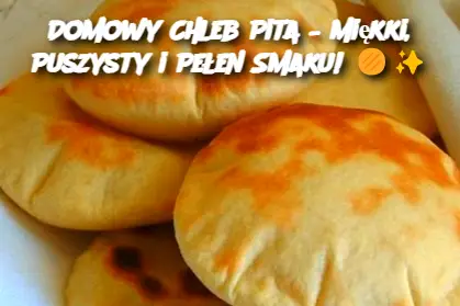 Domowy Chleb Pita – Miękki, Puszysty i Pełen Smaku!