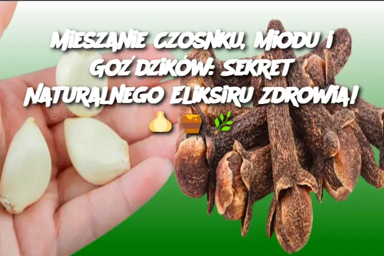 Mieszanie Czosnku, Miodu i Goździków: Sekret Naturalnego Eliksiru Zdrowia!