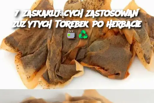 7 Zaskakujących Zastosowań Zużytych Torebek Po Herbacie