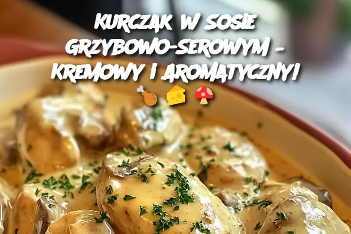 Kurczak w Sosie Grzybowo-Serowym – Kremowy i Aromatyczny!