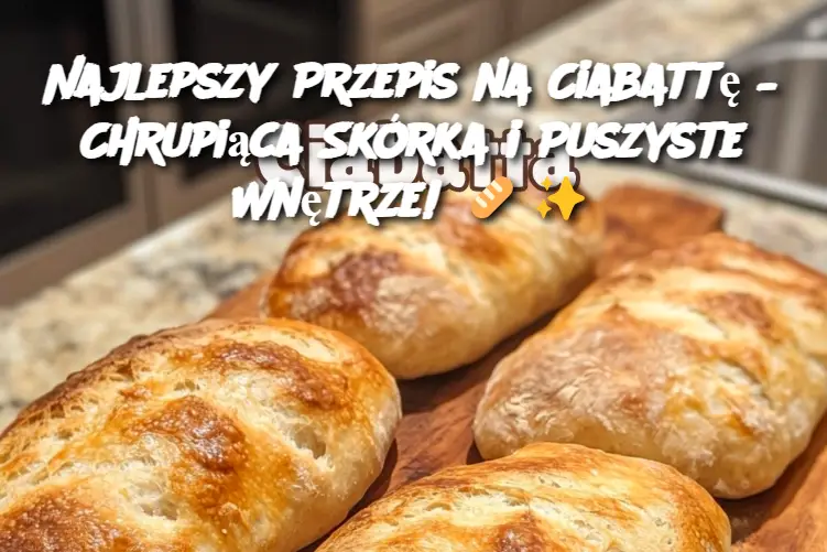 Najlepszy Przepis na Ciabattę – Chrupiąca Skórka i Puszyste Wnętrze!