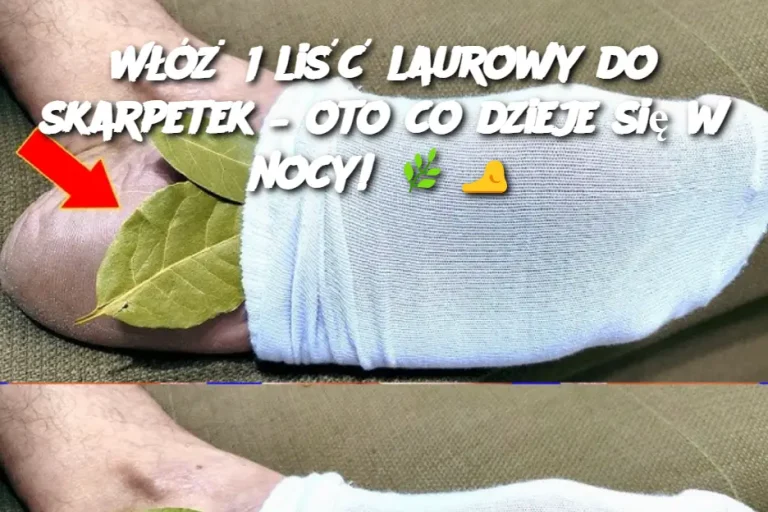 Włóż 1 liść laurowy do skarpetek – oto co dzieje się w nocy!