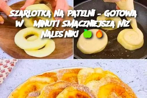 Szarlotka na Patelni – Gotowa w 5 Minut! Smaczniejsza Niż Naleśniki