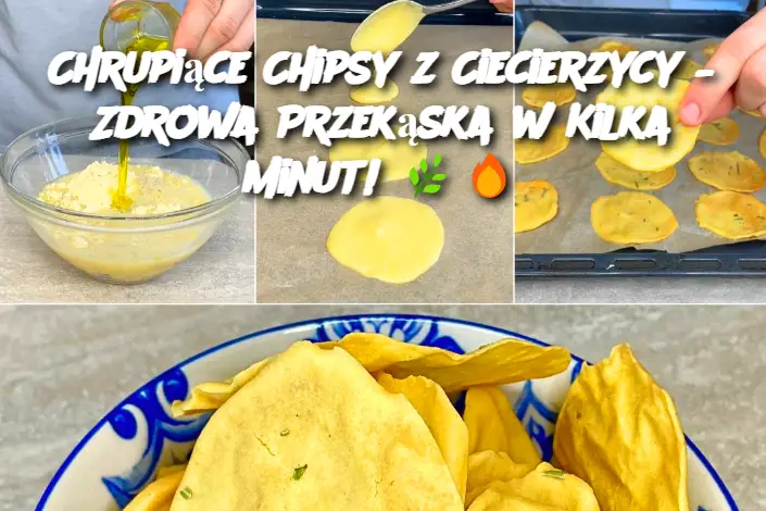 Chrupiące Chipsy z Ciecierzycy – Zdrowa Przekąska w Kilka Minut!