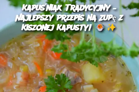 Kapuśniak Tradycyjny – Najlepszy Przepis na Zupę z Kiszonej Kapusty!