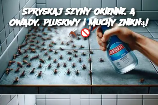 Spryskaj Szyny Okienne, a Owady, Pluskwy i Muchy Znikną!