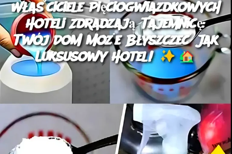 Właściciele Pięciogwiazdkowych Hoteli Zdradzają Tajemnicę: Twój Dom Może Błyszczeć Jak Luksusowy Hotel!