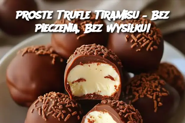 Proste Trufle Tiramisu – Bez Pieczenia, Bez Wysiłku!