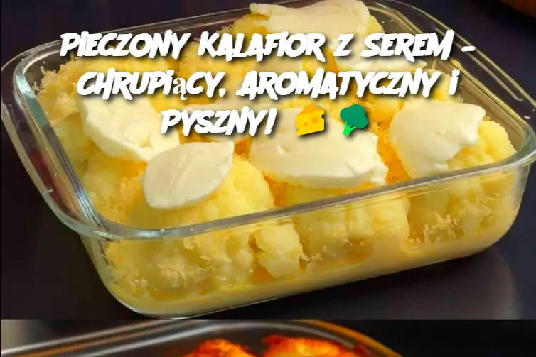 Pieczony Kalafior z Serem – Chrupiący, Aromatyczny i Pyszny!