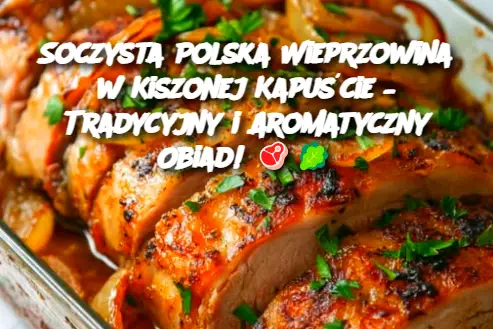 Soczysta Polska Wieprzowina w Kiszonej Kapuście – Tradycyjny i Aromatyczny Obiad!