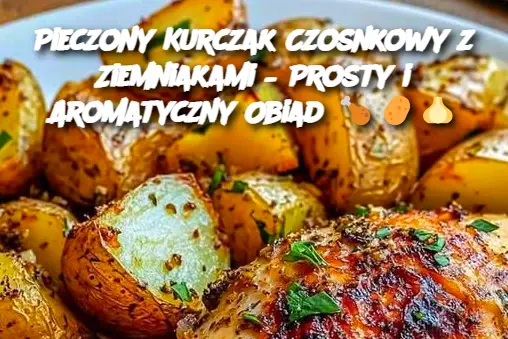 Pieczony Kurczak Czosnkowy z Ziemniakami – Prosty i Aromatyczny Obiad