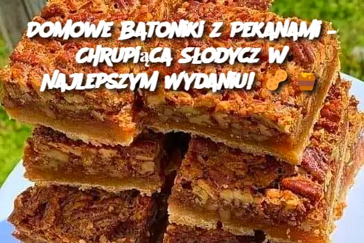 Domowe Batoniki z Pekanami – Chrupiąca Słodycz w Najlepszym Wydaniu!