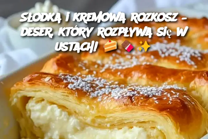 Słodka i kremowa rozkosz – deser, który rozpływa się w ustach!