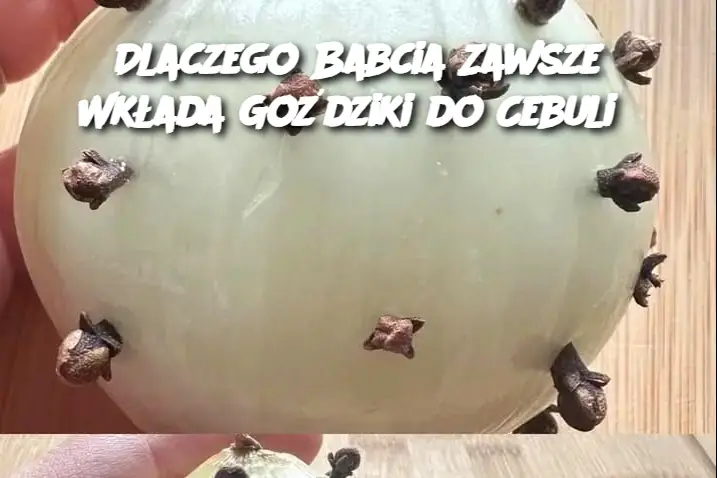 Dlaczego Babcia Zawsze Wkłada Goździki do Cebuli?