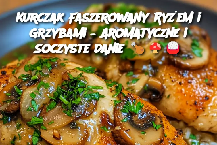 Kurczak Faszerowany Ryżem i Grzybami – Aromatyczne i Soczyste Danie