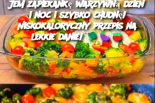 Jem zapiekankę warzywną dzień i noc i szybko chudnę! Niskokaloryczny przepis na lekkie danie!