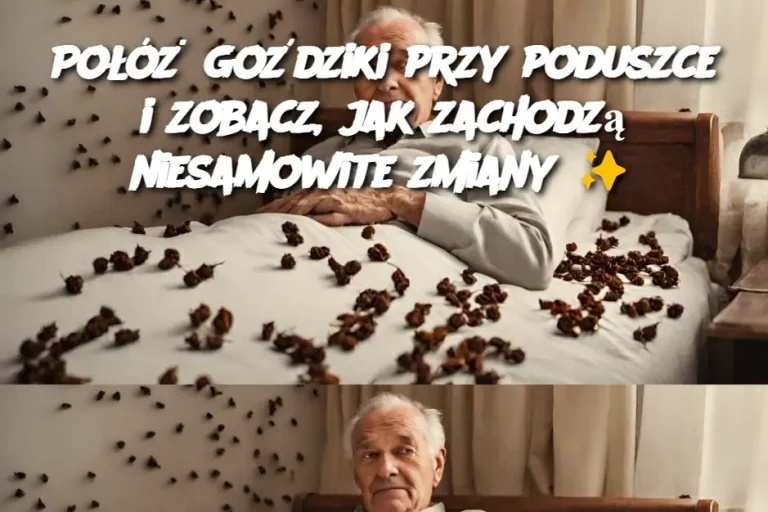 Połóż goździki przy poduszce i zobacz, jak zachodzą niesamowite zmiany