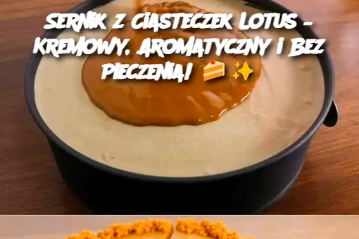 Sernik z Ciasteczek Lotus – Kremowy, Aromatyczny i Bez Pieczenia!