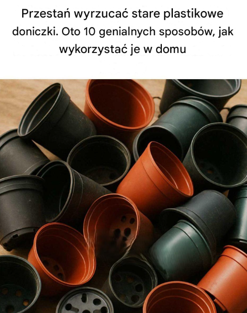 10 Kreatywnych Sposobów na Ponowne Wykorzystanie Starych Plastikowych Doniczek – Zrób Coś Pożytecznego!