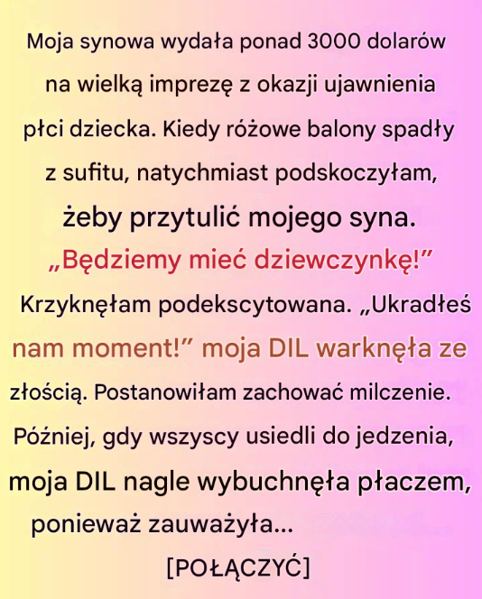 „Przepis na rodzinne napięcia: Jak jedno zdanie może zepsuć najpiękniejszy moment”