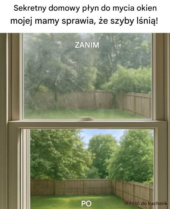 Sekretny domowy płyn do mycia okien mojej mamy sprawia, że szyby lśnią!