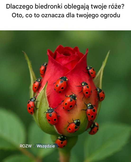 Dlaczego biedronki oblegają twoje róże? Oto, co to oznacza dla twojego ogrodu