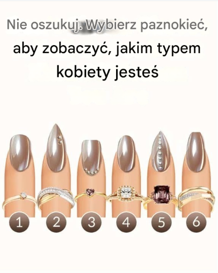 Nie gadaj. Wybierz paznokieć, aby zobaczyć, jakim typem kobiety jesteś