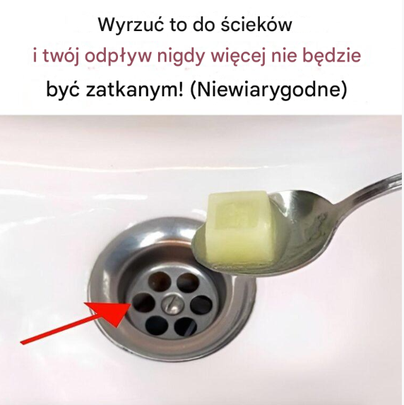 Wrzuć go do zlewu, a odpływ nigdy więcej się nie zapcha!