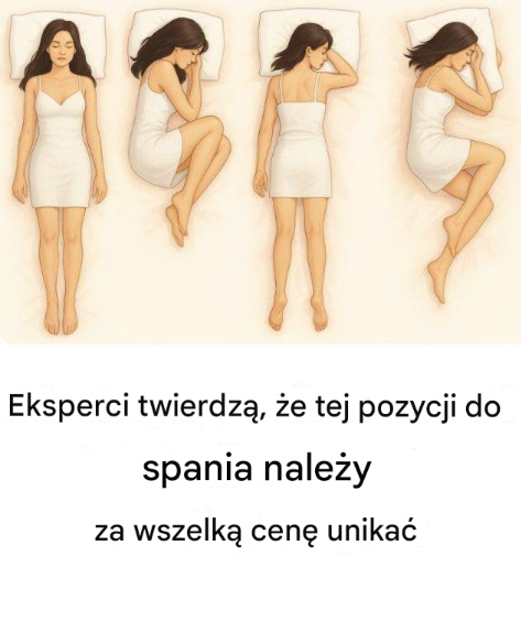 Eksperci twierdzą, że tej pozycji do spania należy za wszelką cenę unikać