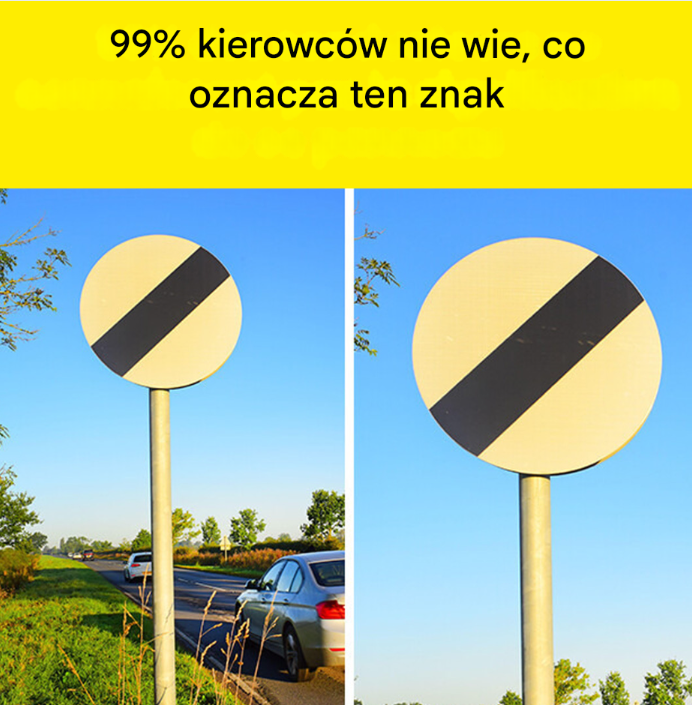 99% kierowców nie wie, co oznacza ten znak. A Ty wiesz?