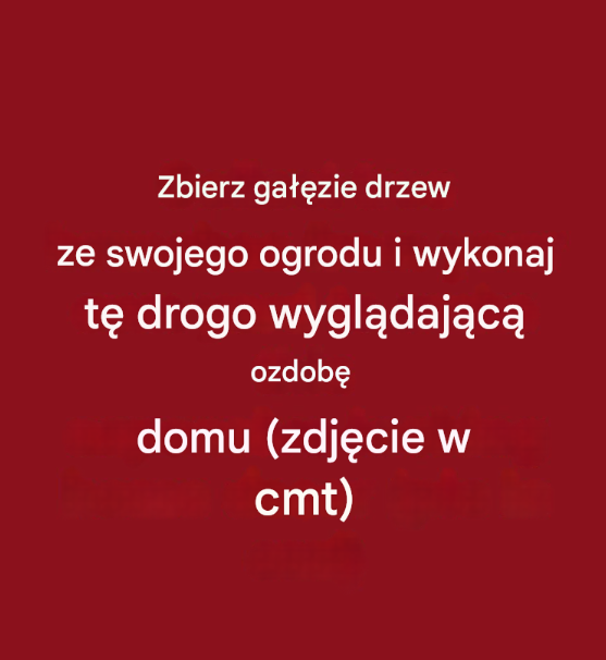 Jak zrobić elegancką ozdobę domu ze zbieranych gałęzi drzew – krok po kroku