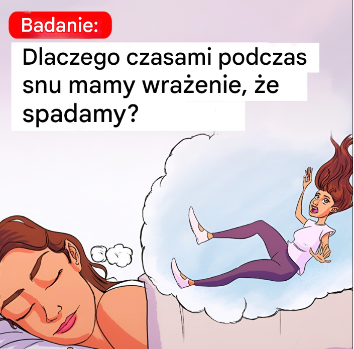 Badanie: Dlaczego czasami podczas snu mamy wrażenie, że spadamy?