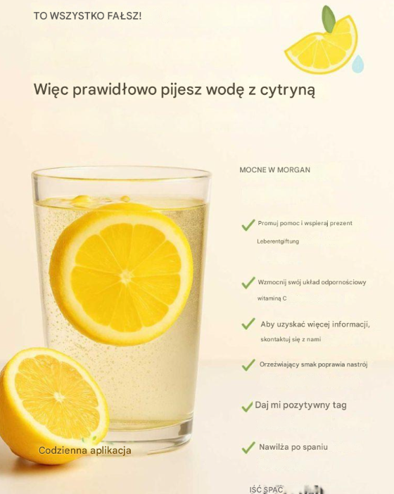 Robisz to wszystko źle. Jak prawidłowo pić wodę z cytryną?