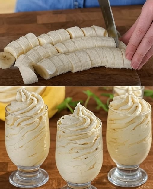 Bananowa rozkosz w 5 minut – kremowy mus jak z włoskiej trattorii
